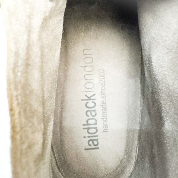 Anthropologie Laidback London Crochet Mocassin Suede Accented Booties Size 38 - Picture 4 of 8